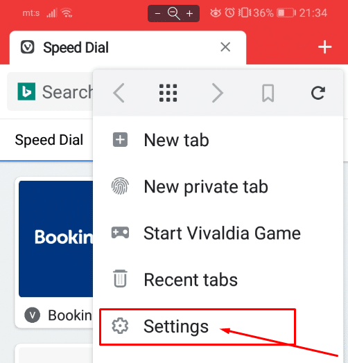 vivaldi blokada reklame