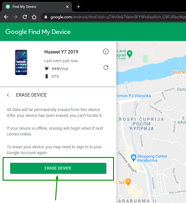 lociranje telefona preko google naloga