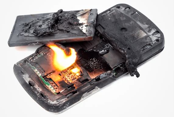 telefon neće da se puni baterija požar