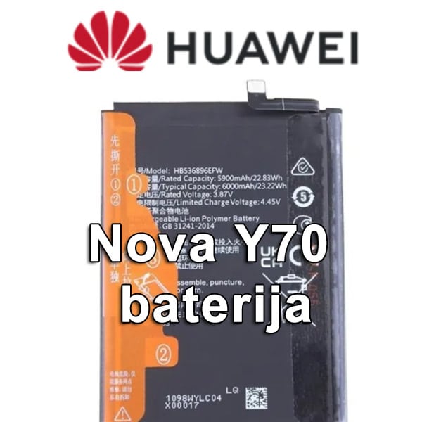 Huawei Nova Y70 baterija