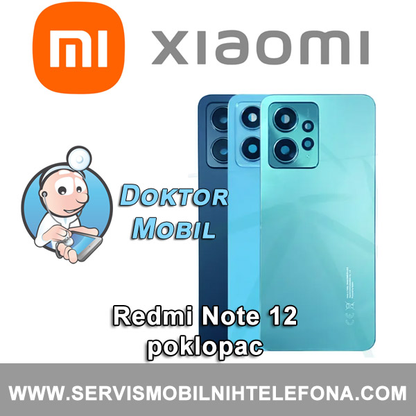 Poklopac baterije Xiaomi Redmi Note 12