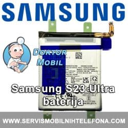 Samsung Galaxy S23 Ultra baterija