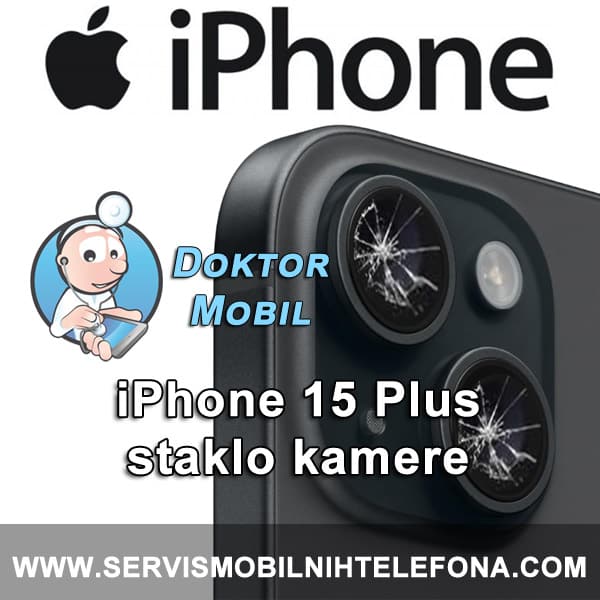 iPhone 15 plus zamena stakla kamere