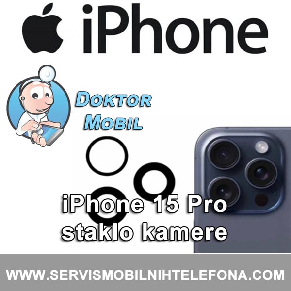 Staklo kamere za iPhone 15 Pro