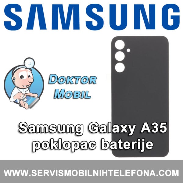 Poklopac baterije (leđa) za Samsung Galaxy A35