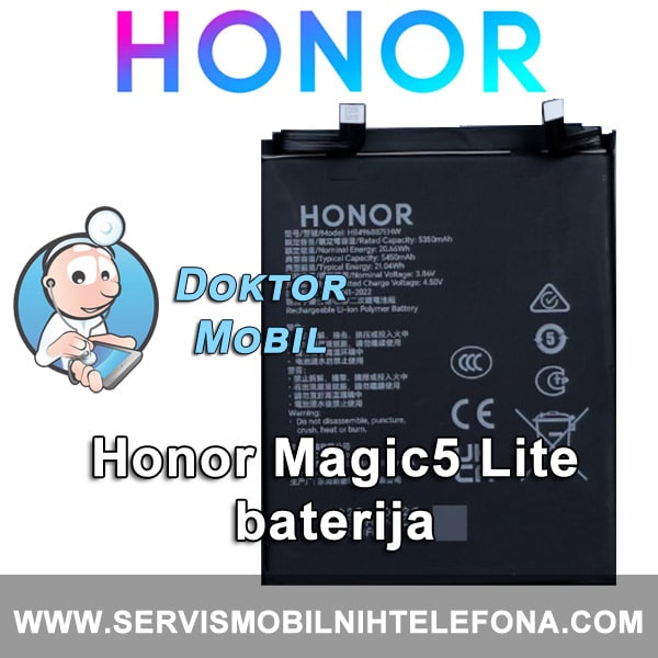 Baterija za Honor Magic 5 Lite